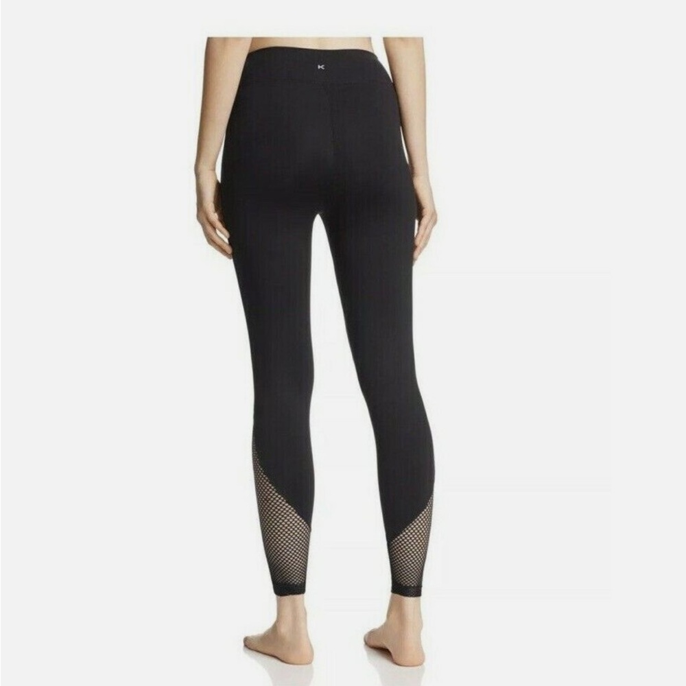 KORAL Become High HI Rise Legging Black Mesh size XS great condition